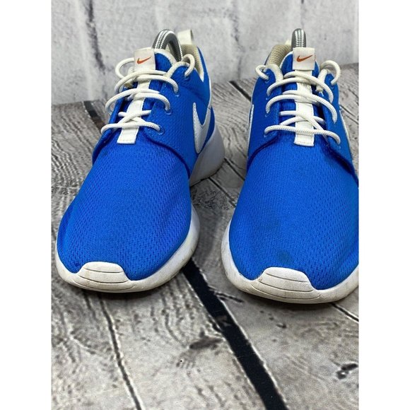 Nike Roshe One 599728 422 Running Training Mesh Sneakers Blue Athletic Size 6.5Y - Picture 4 of 11